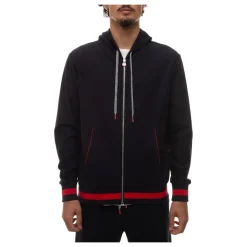Gestructureerde katoenen tracksuit met logodetail