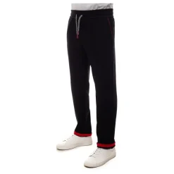Gestructureerde katoenen tracksuit met logodetail