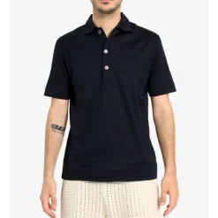 Gestructureerd Katoenen Poloshirt