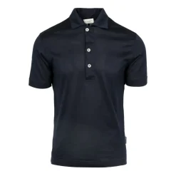 Gestructureerd Katoenen Poloshirt