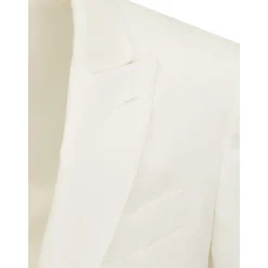 Getailleerde blazer met enkele rij knopen