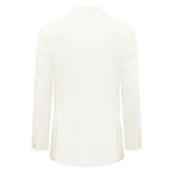 Getailleerde blazer met enkele rij knopen