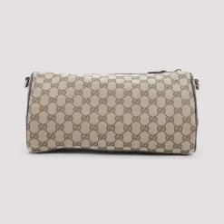 GG Canvas Small Cylinder Bag