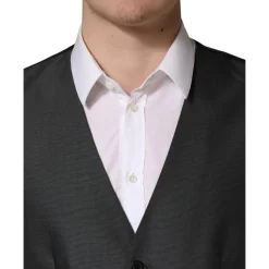 Gilet met enkele rij knopen