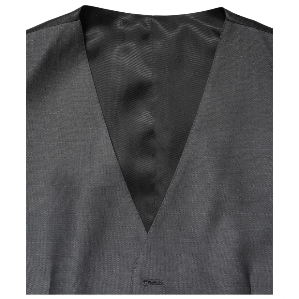 Gilet met enkele rij knopen