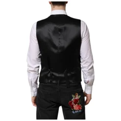 Gilet met enkele rij knopen