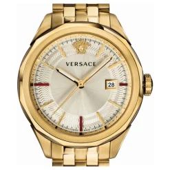 Glaze Herenhorloge Datumvenster Roestvrijstalen Armband