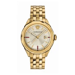 Glaze Herenhorloge Datumvenster Roestvrijstalen Armband