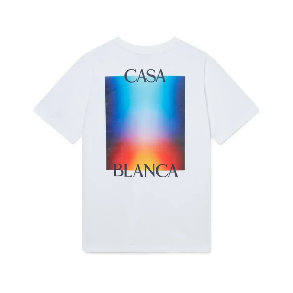 Gradient Casa Logo T-Shirt Wit