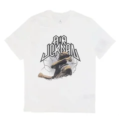Grafisch T-shirt Wit/Zwart Korte Mouw