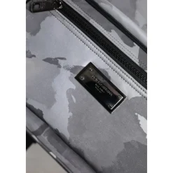 Grijze Camouflage Logo Plaque Rugzak Tas