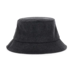 Grijze Bucket Hat met Logo Borduurwerk