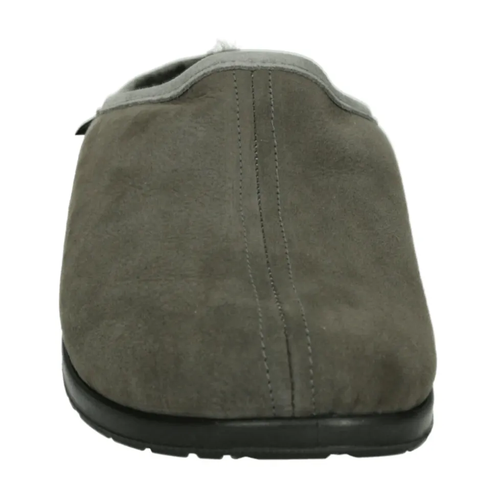 Grijze Suède Pantoffels LUDVIG Model