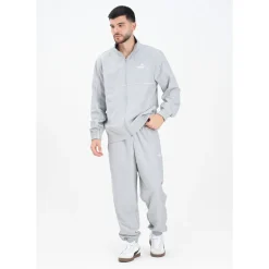 Grijze Trainingspak Jas en Broek Set