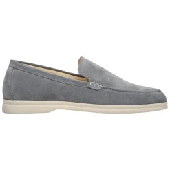 Grijze Velours Loafers
