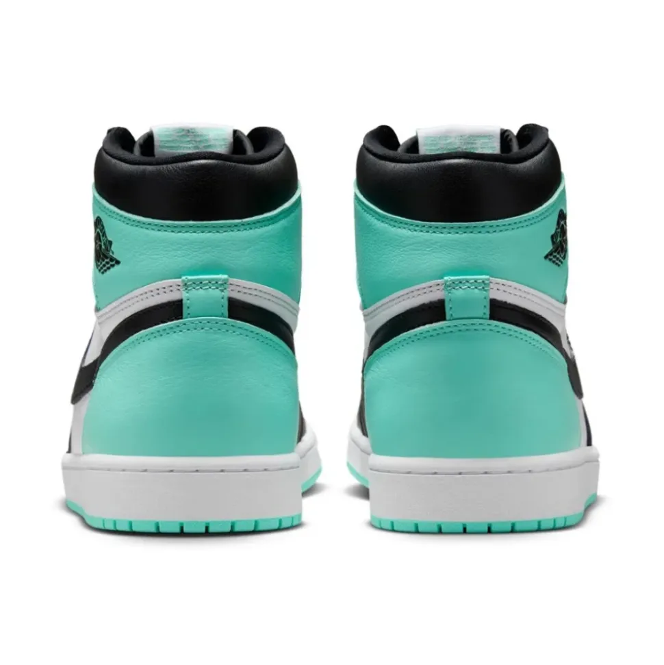 Groene Gloed Retro Hoge Sneakers