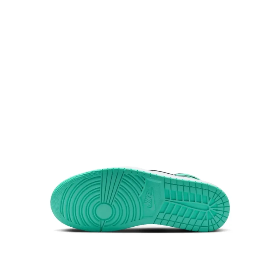 Groene Gloed Retro Hoge Sneakers