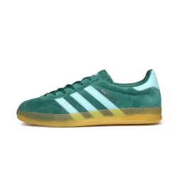 Groene Indoor Gazelle Sneakers Stijlvol Klassiek