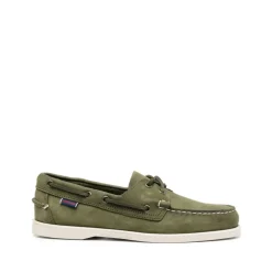 Groene Platte Mocassin Schoenen