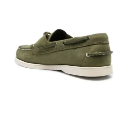 Groene Platte Mocassin Schoenen