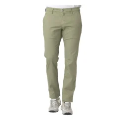 Groene chino broek BOBBY stijl