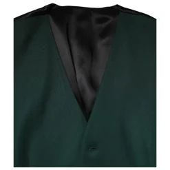 Groene Wol Formeel Jurk Vest