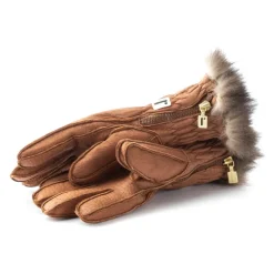 Handgemaakte Italiaanse Brandy Ski Handschoenen