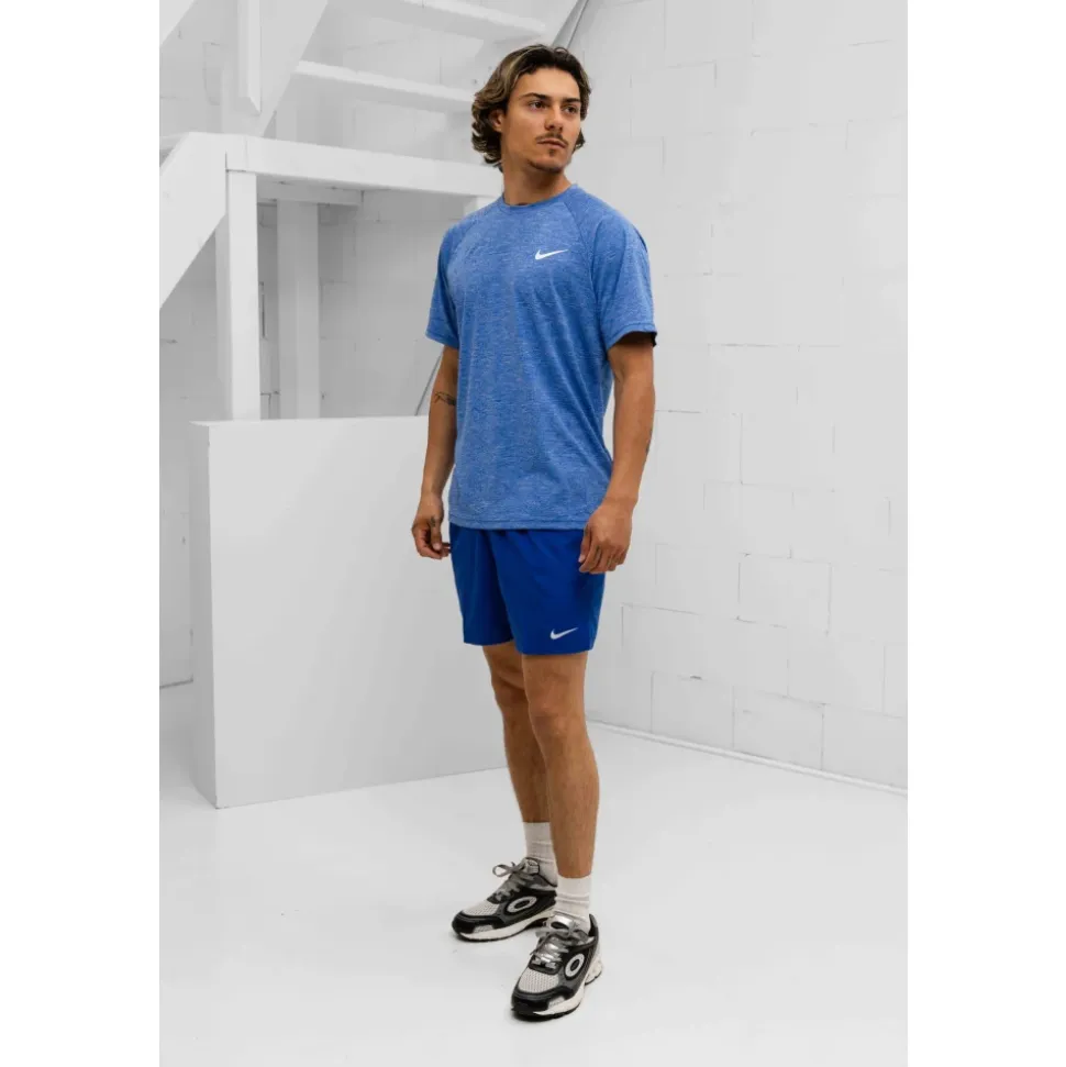 Heather Trainings T-shirt & Essentiële Zwemshort Set