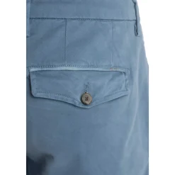 Heldere Blauwe Broek Verfijnde Stijl