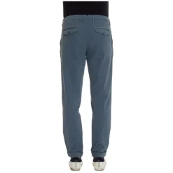 Heldere Blauwe Broek Verfijnde Stijl