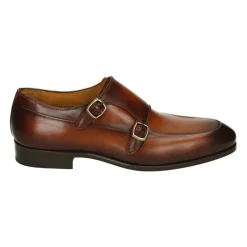 Heren Business Lage Schoenen in Cognac