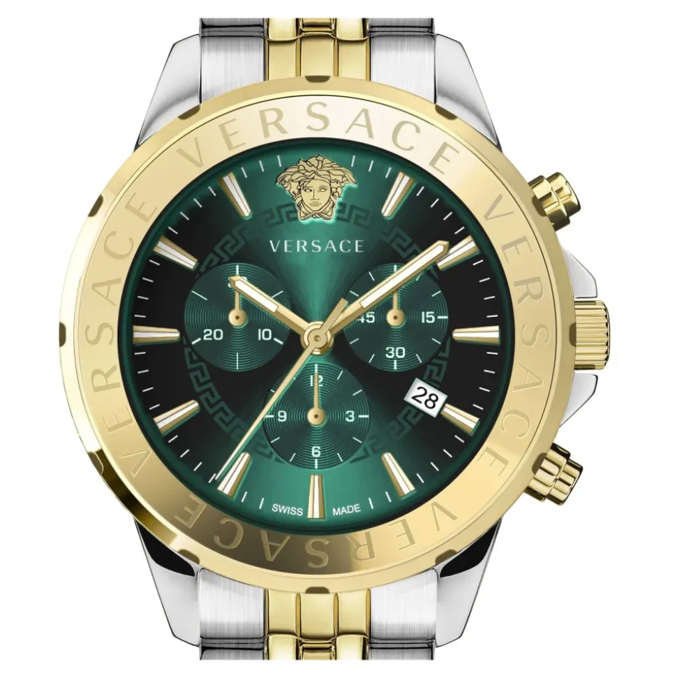 Heren Chronograaf Signature Horloge Groen