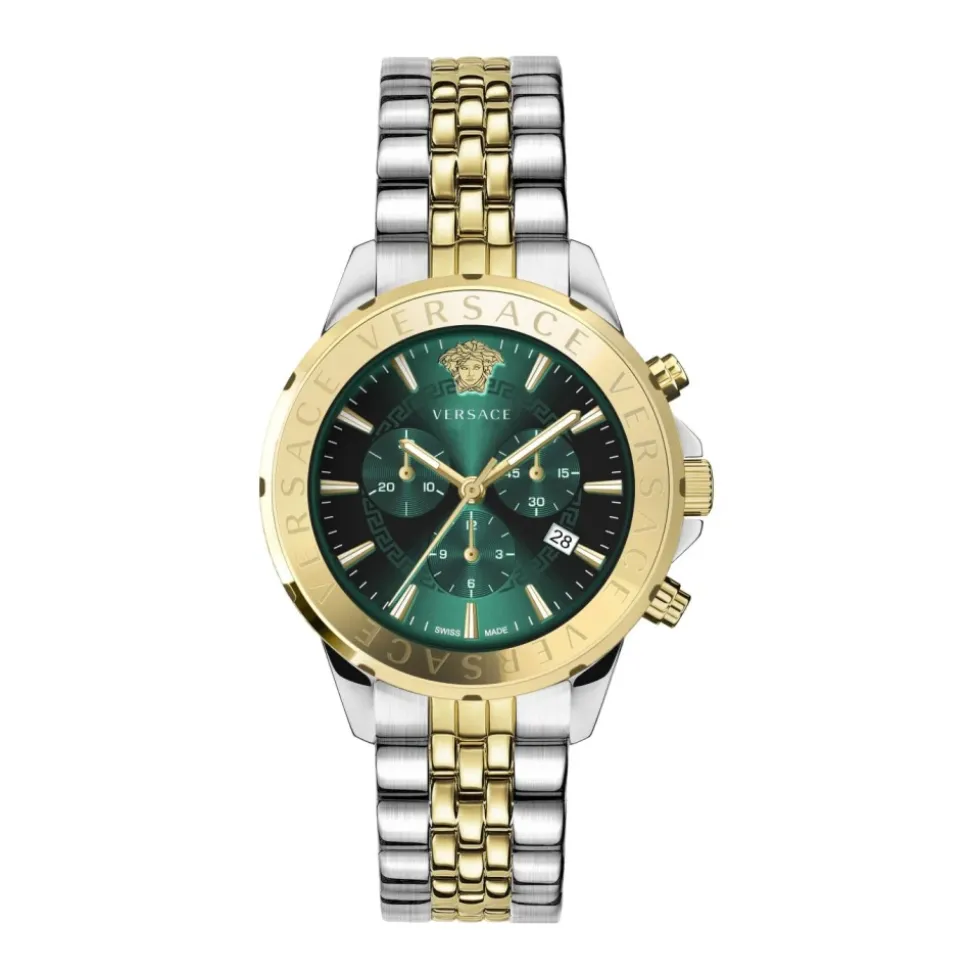 Heren Chronograaf Signature Horloge Groen