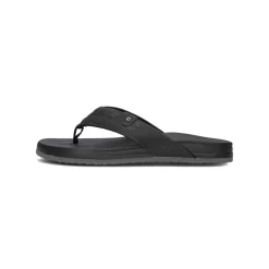 Heren Stijlvolle Leren Look Slippers