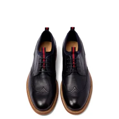 Heren marineblauwe Derby schoenen