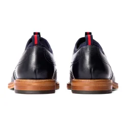 Heren marineblauwe Derby schoenen