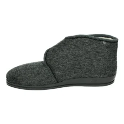 Heren Pantoffels Grijs Stof Rubberen Zool