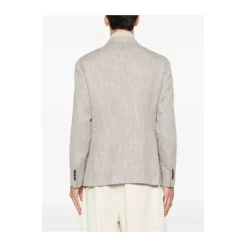 Herringbone Double-Breasted Jacket