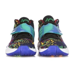 Hoge Basketbalschoen Saffier/Meloen Blauw