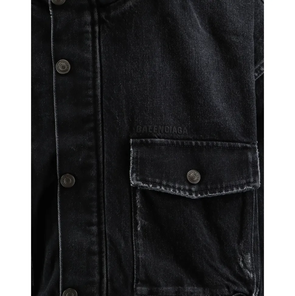 Hooded Denim Jacket