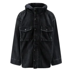 Hooded Denim Jacket
