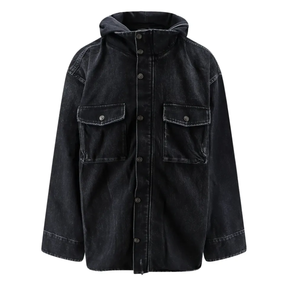 Hooded Denim Jacket