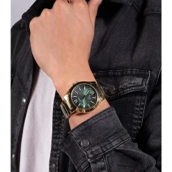 Horloge 44 mm Edelstalen Armband