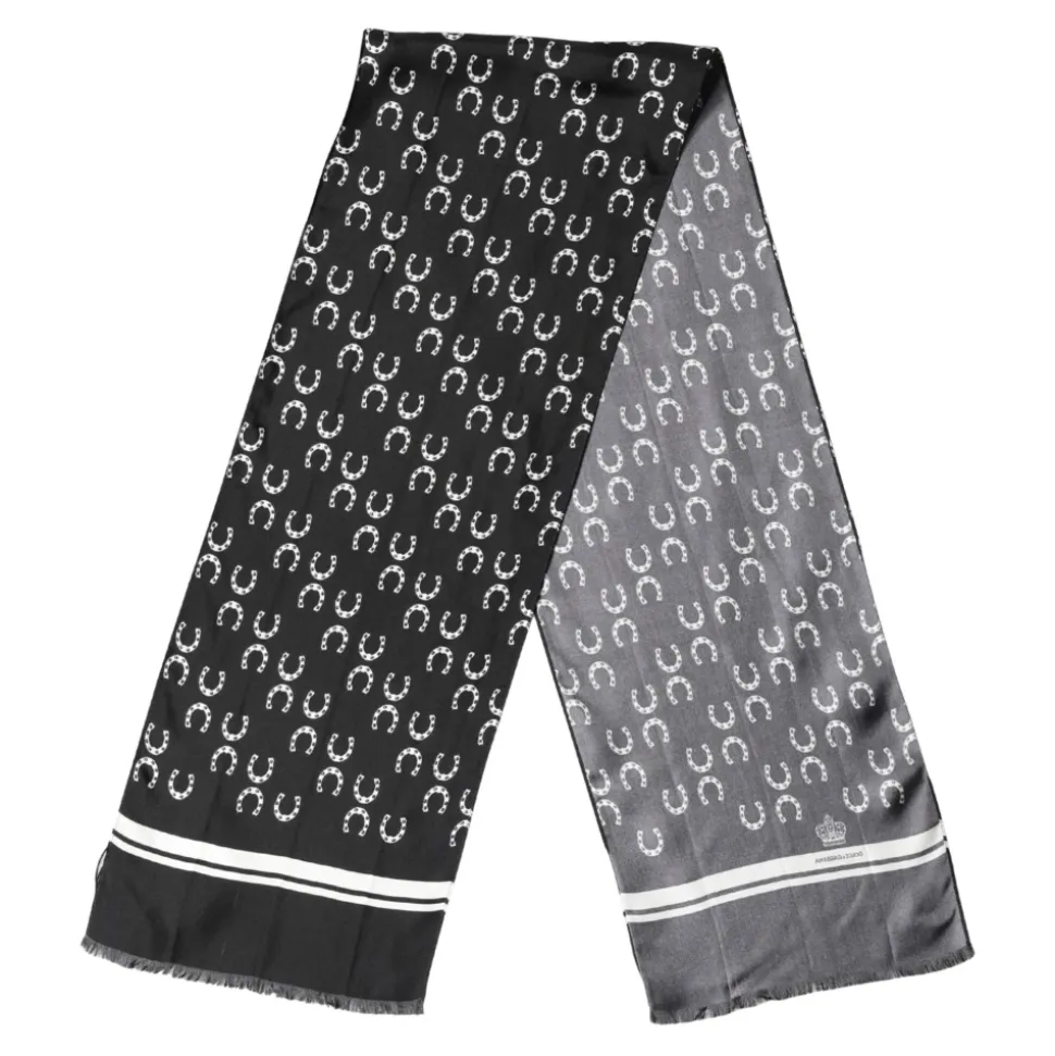 Horseshoe Silk Neck Foulard