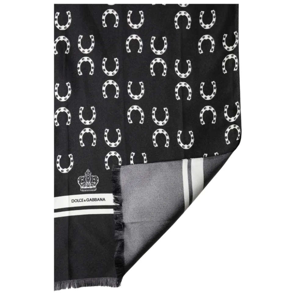 Horseshoe Silk Neck Foulard