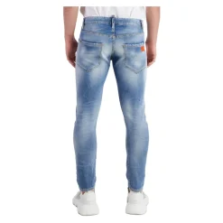 Italiaanse Jeansbroek Gemaakt in Italië