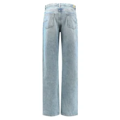 Jeans met patchwork-effect