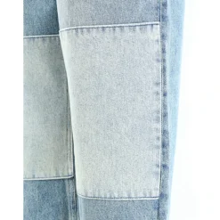 Jeans met patchwork-effect