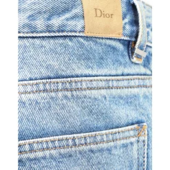 Jeans met patchwork-effect