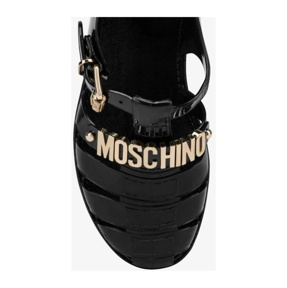 Jelly Sandalen met Lettering Logo